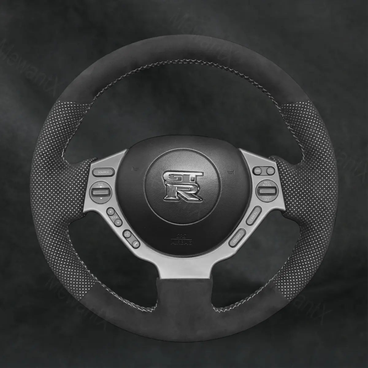 Steering Wheel Cover For Nissan GTR GT - R Nismo 2008 - 2016 - Mewantx