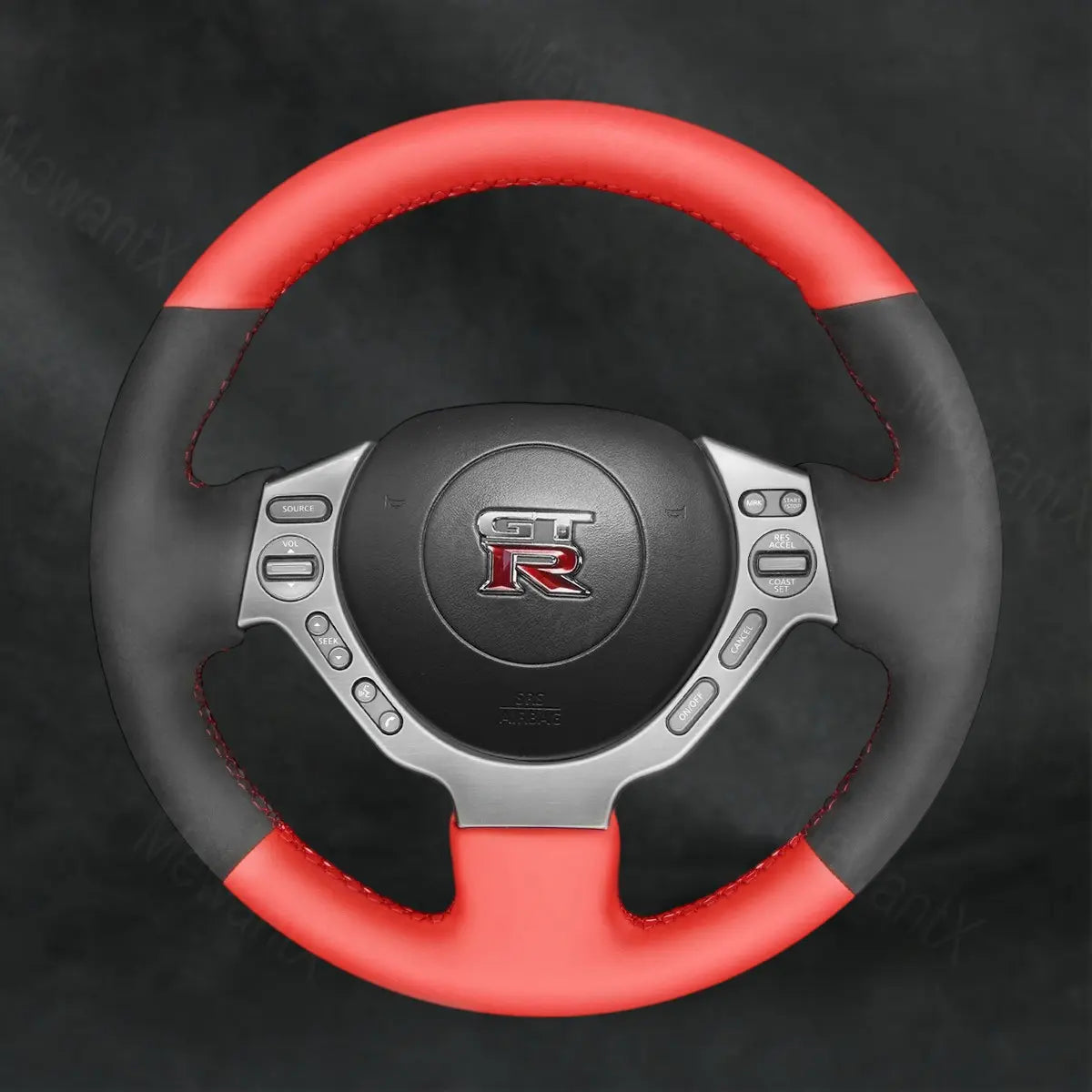 Steering Wheel Cover For Nissan GTR GT - R Nismo 2008 - 2016 - Mewantx