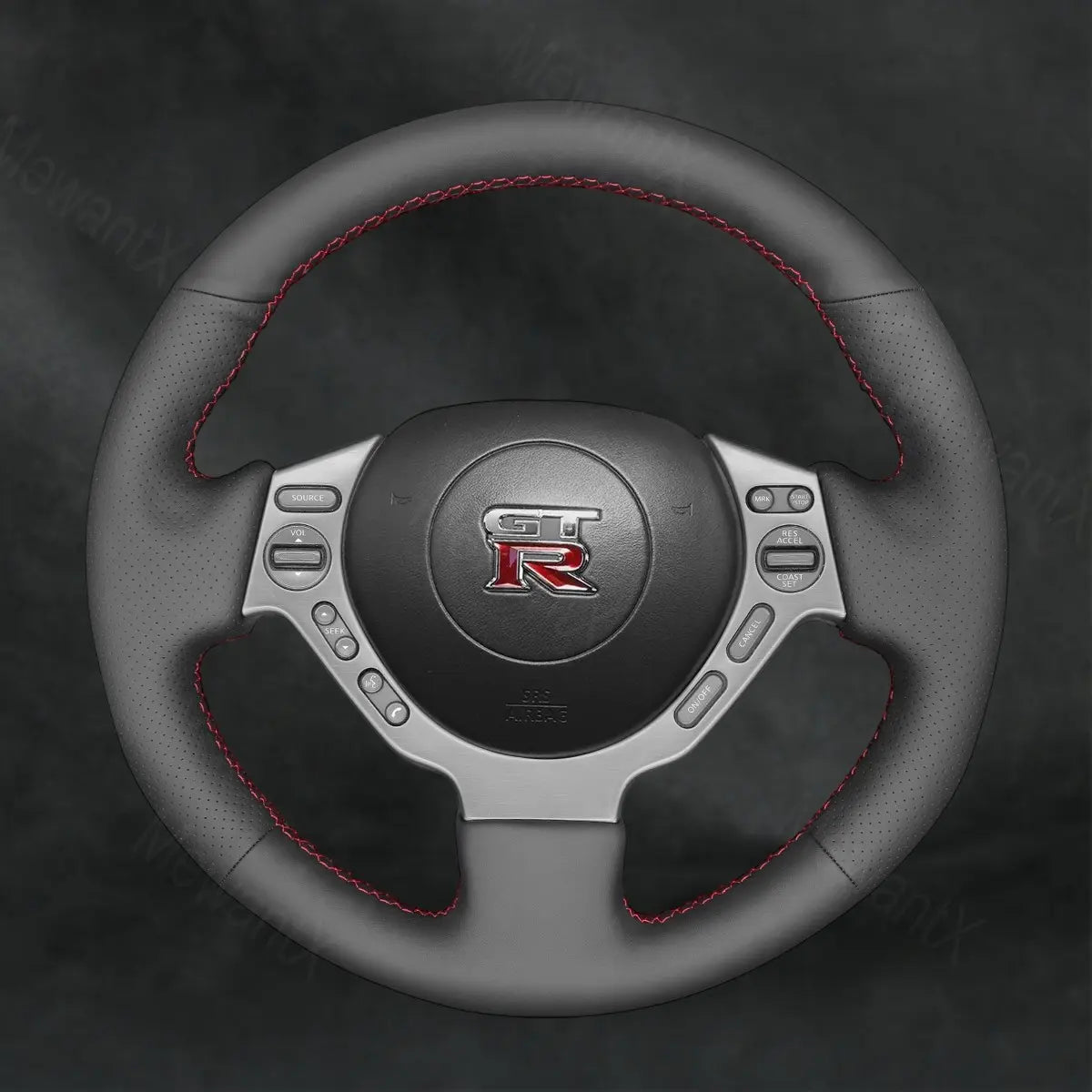 Steering Wheel Cover For Nissan GTR GT - R Nismo 2008 - 2016 - Mewantx