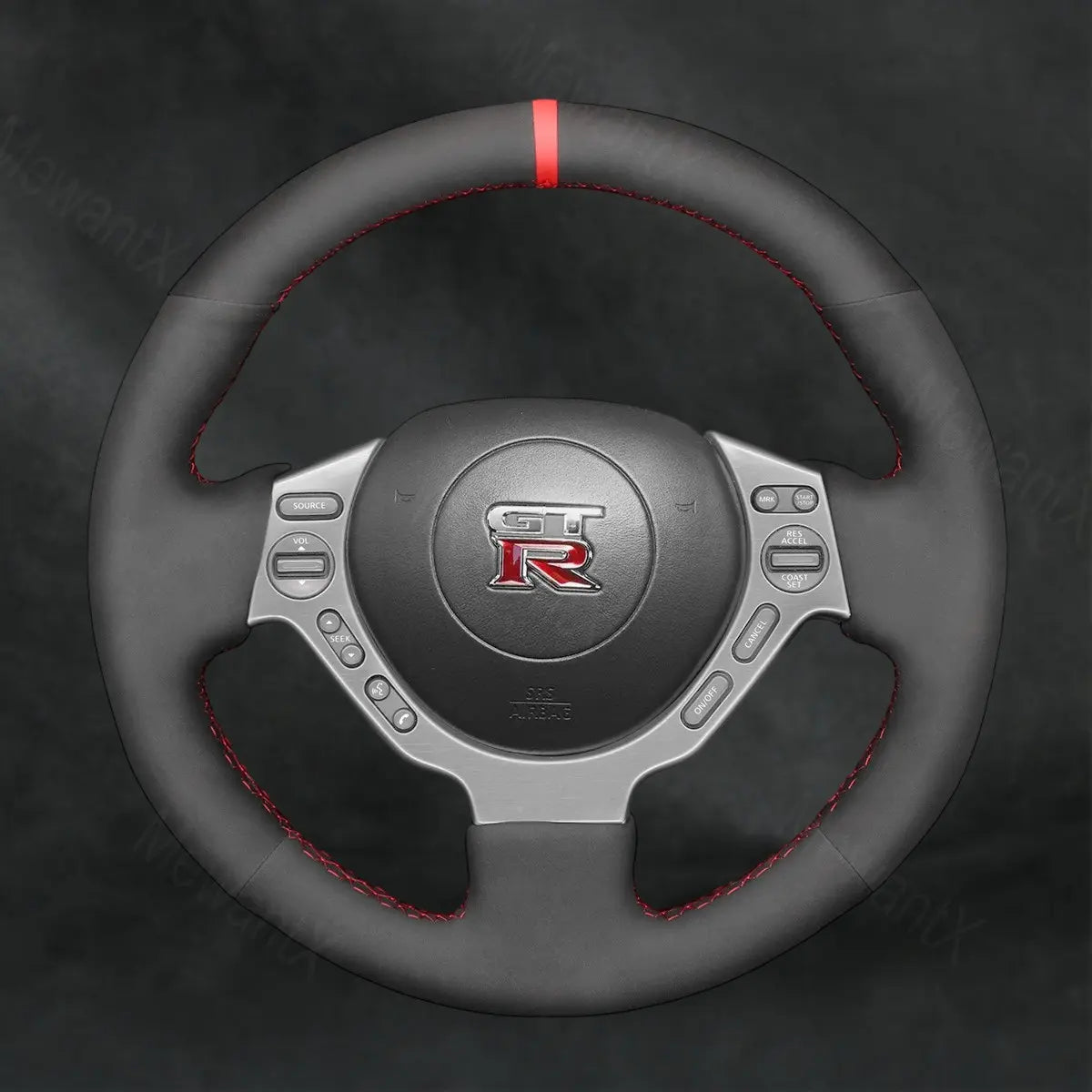 Steering Wheel Cover For Nissan GTR GT - R Nismo 2008 - 2016 - Mewantx