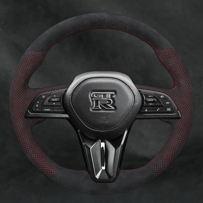 Steering Wheel Cover For Nissan GTR GT - R Nismo 2008 - 2016 - Mewantx