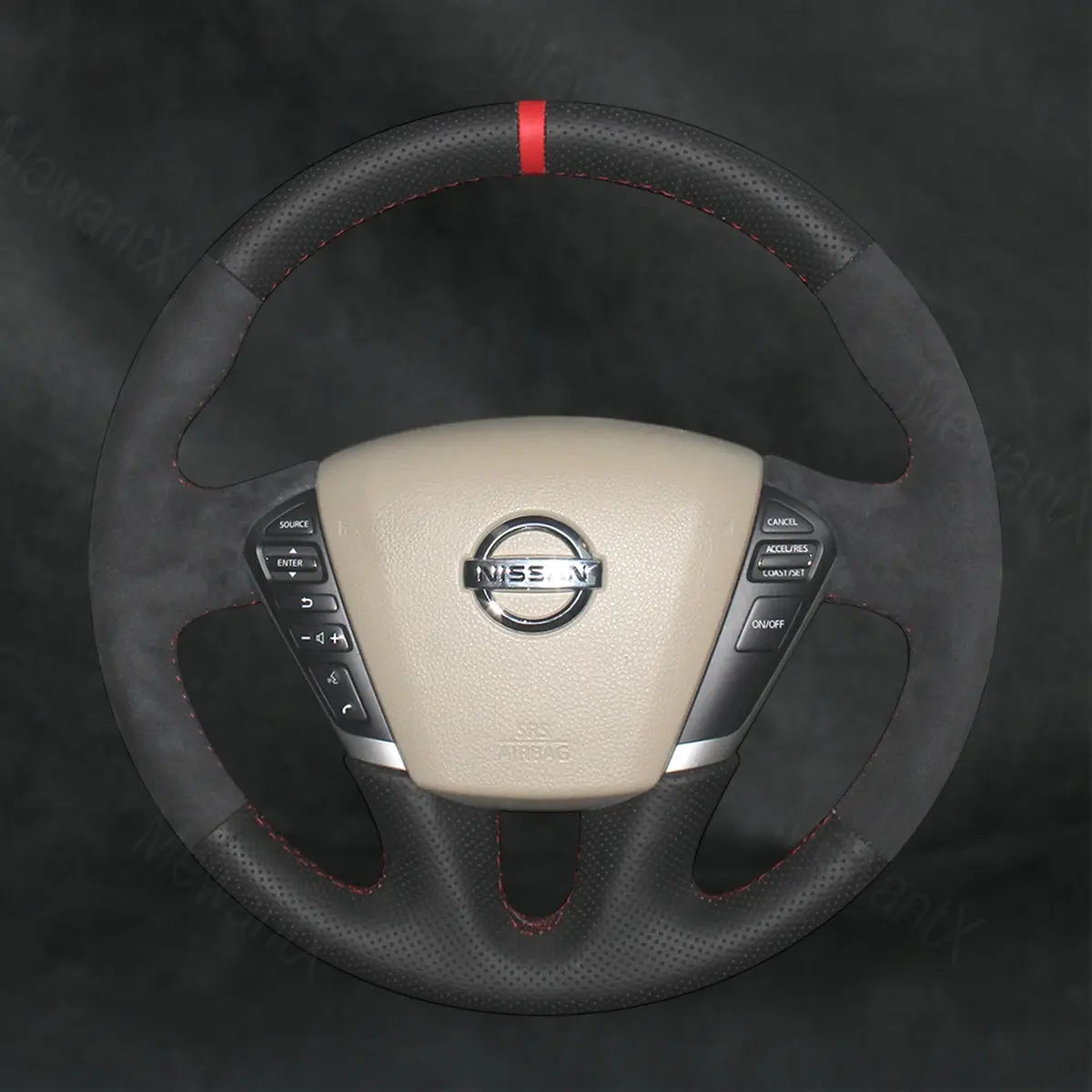 Steering Wheel Cover For Nissan Murano 2009 - 2015 - Mewantx