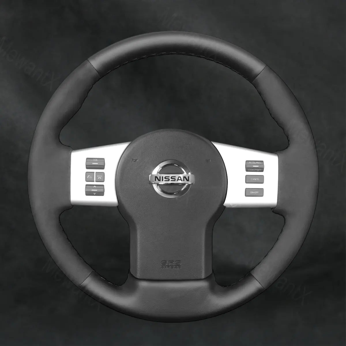 Steering Wheel Cover For Nissan Navara D40 2005 - 2015 - Mewantx