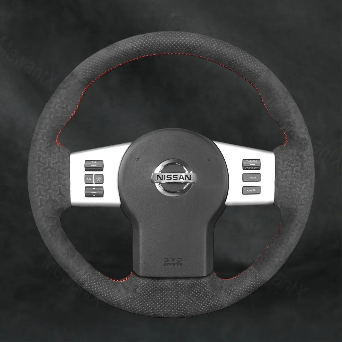 Steering Wheel Cover For Nissan Navara D40 2005 - 2015 - Mewantx