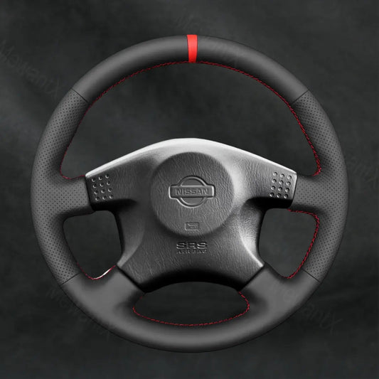 Steering Wheel Cover For Nissan Skyline ECR33 R33 GTR 1995 - 1998 - Mewantx