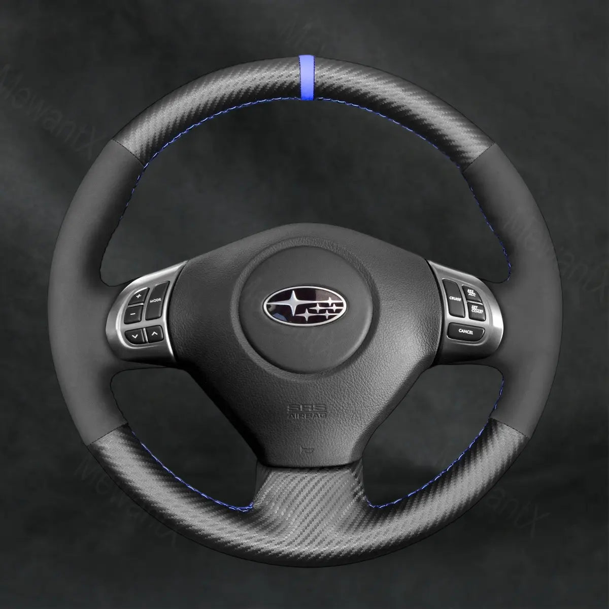 Steering Wheel Cover For Subaru Impreza WRX STI 2007 - 2011 - Mewantx