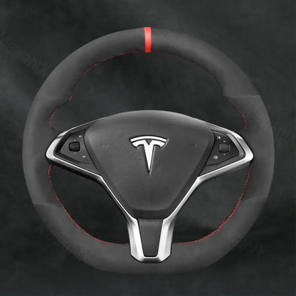 Steering Wheel Cover For Tesla Model X 2016 - 2020 - Mewantx