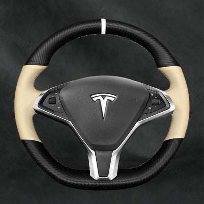 Steering Wheel Cover For Tesla Model X 2016 - 2020 - Mewantx