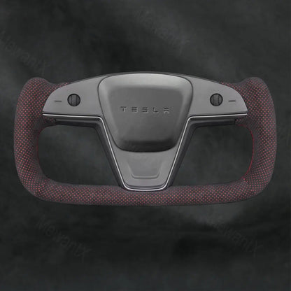 Steering Wheel Cover For Tesla Model X York 2021 - 2023 - Mewantx