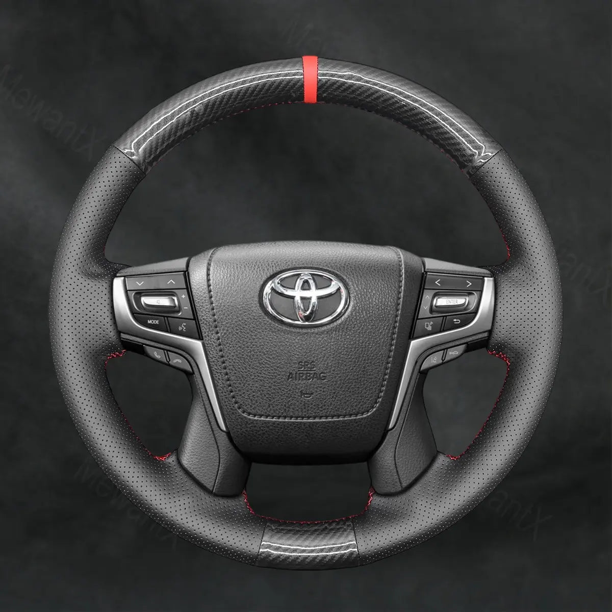 Steering Wheel Cover For Toyota Crown 2013 - 2018 - Mewantx