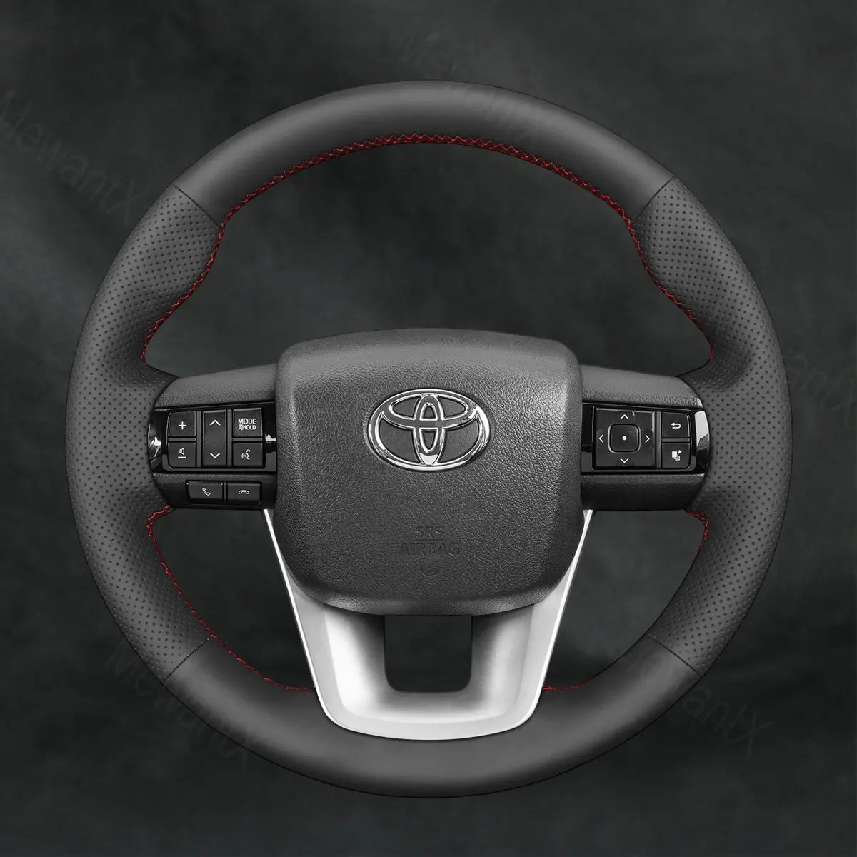 Steering Wheel Cover For Toyota Fortuner II 2015 - 2021 - Mewantx