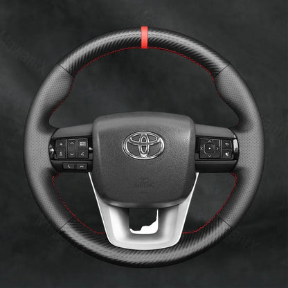 Steering Wheel Cover For Toyota Fortuner II 2015 - 2021 - Mewantx