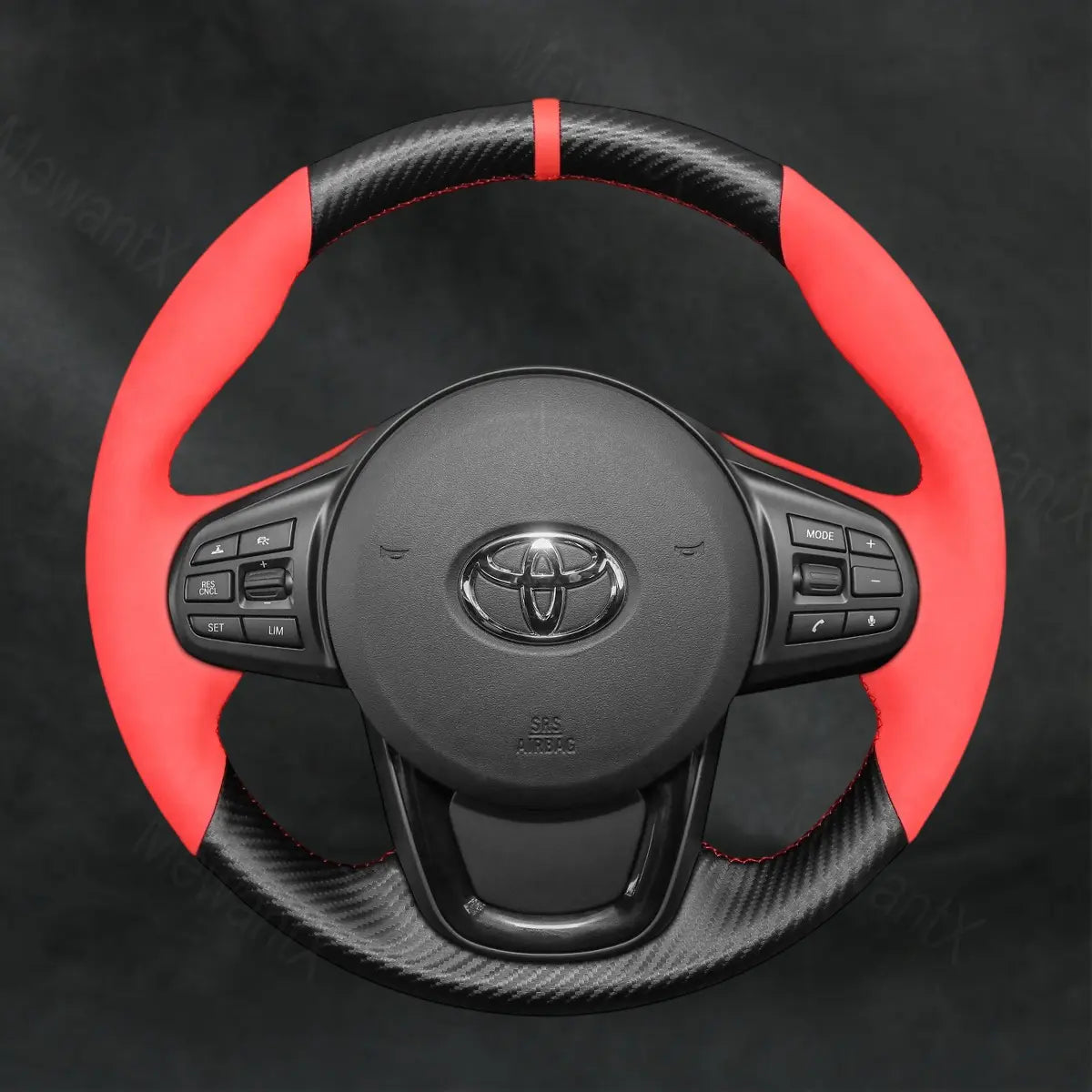 Steering Wheel Cover For Toyota GR Supra Supra 2019 - 2024 - Mewantx