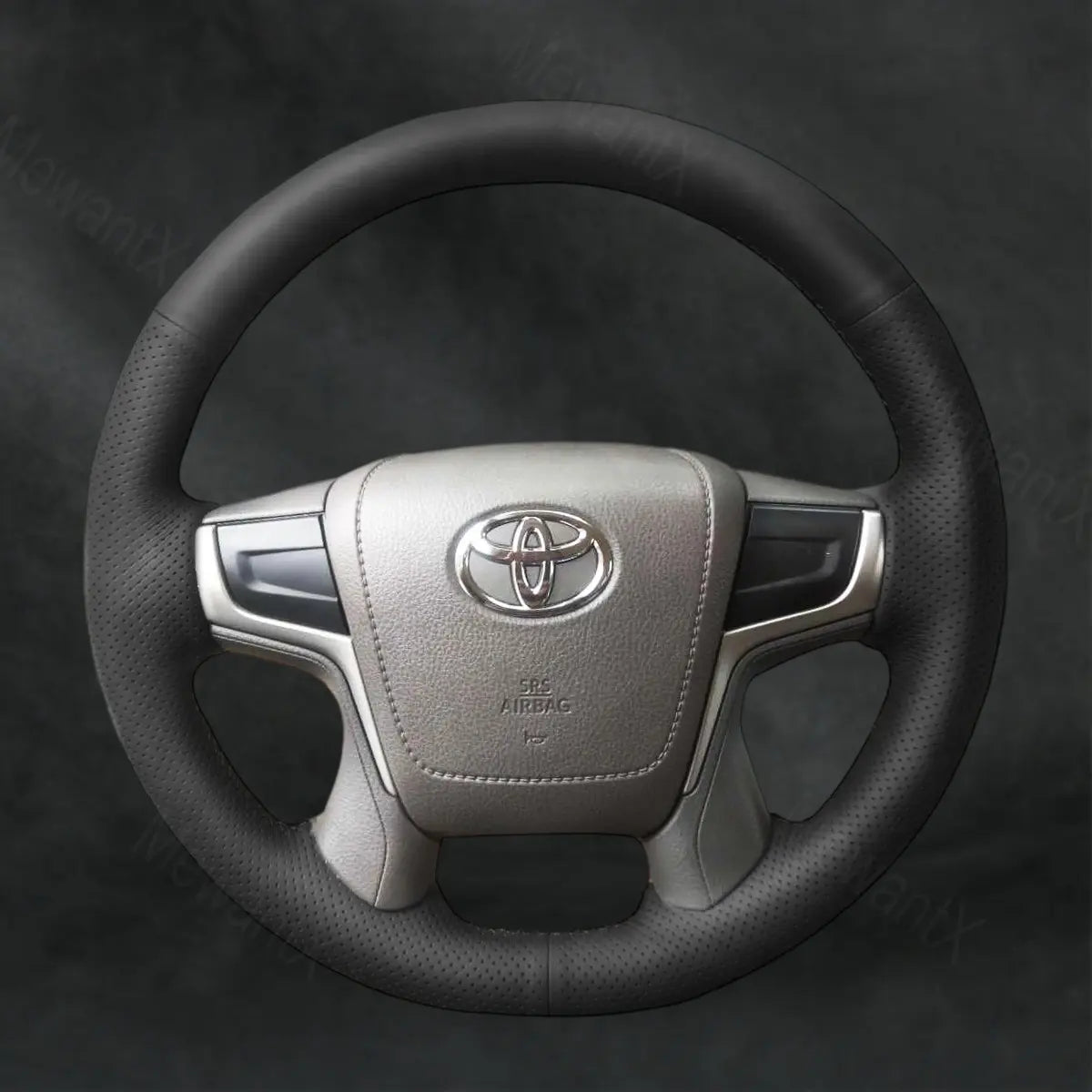 Steering Wheel Cover For Toyota Land Cruiser 200 Series J200 150 Series J150 2015 - 2024 - Mewantx
