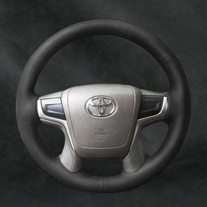 Steering Wheel Cover For Toyota Land Cruiser 200 Series J200 150 Series J150 2015 - 2024 - Mewantx