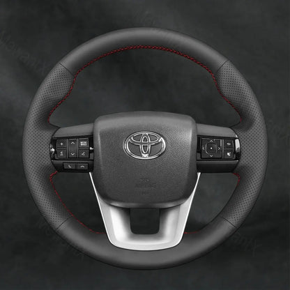 Steering Wheel Cover For Toyota Land Cruiser 70 Series J76 J78 2022-2024