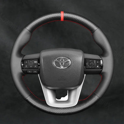 Steering Wheel Cover For Toyota Land Cruiser 70 Series J76 J78 2022-2024