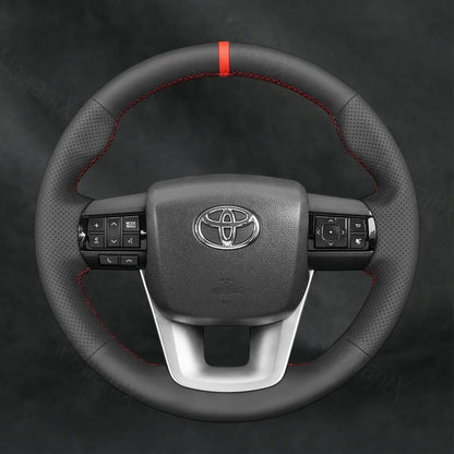 Steering Wheel Cover For Toyota Land Cruiser 70 Series J76 J78 2022 - 2024 - Mewantx