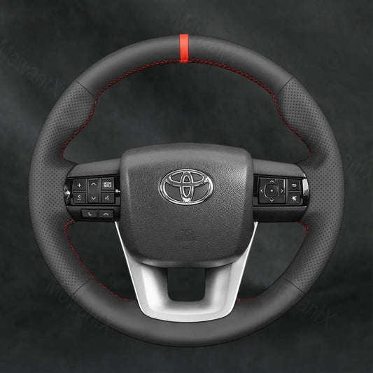Steering Wheel Cover For Toyota Land Cruiser 70 Series J76 J78 2022 - 2024 - Mewantx