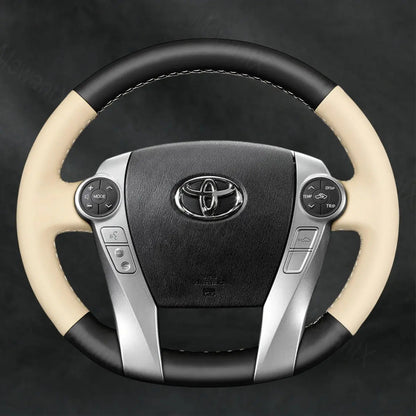 Steering Wheel Cover For Toyota Prius 30XW30 Prius+ Prius C V 2011 - 2020 - Mewantx