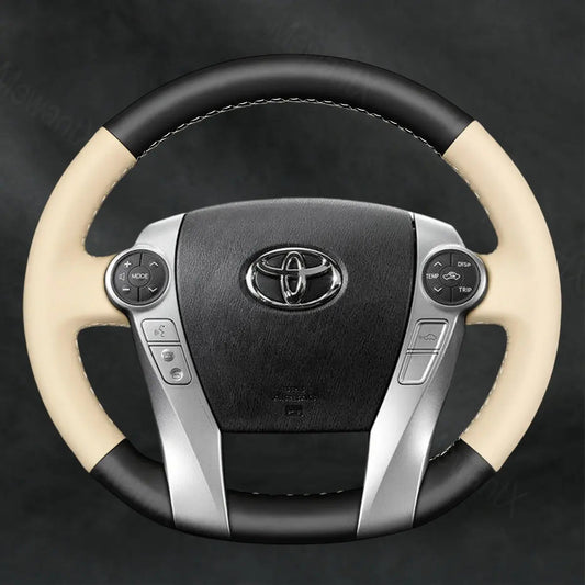 Steering Wheel Cover For Toyota Prius 30XW30 Prius+ Prius C V 2011 - 2020 - Mewantx