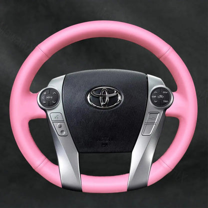 Steering Wheel Cover For Toyota Prius 30XW30 Prius+ Prius C V 2011 - 2020 - Mewantx