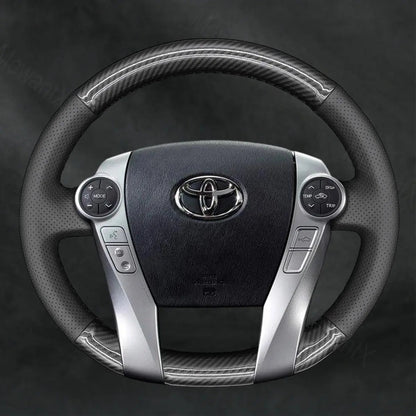 Steering Wheel Cover For Toyota Prius 30XW30 Prius+ Prius C V 2011 - 2020 - Mewantx