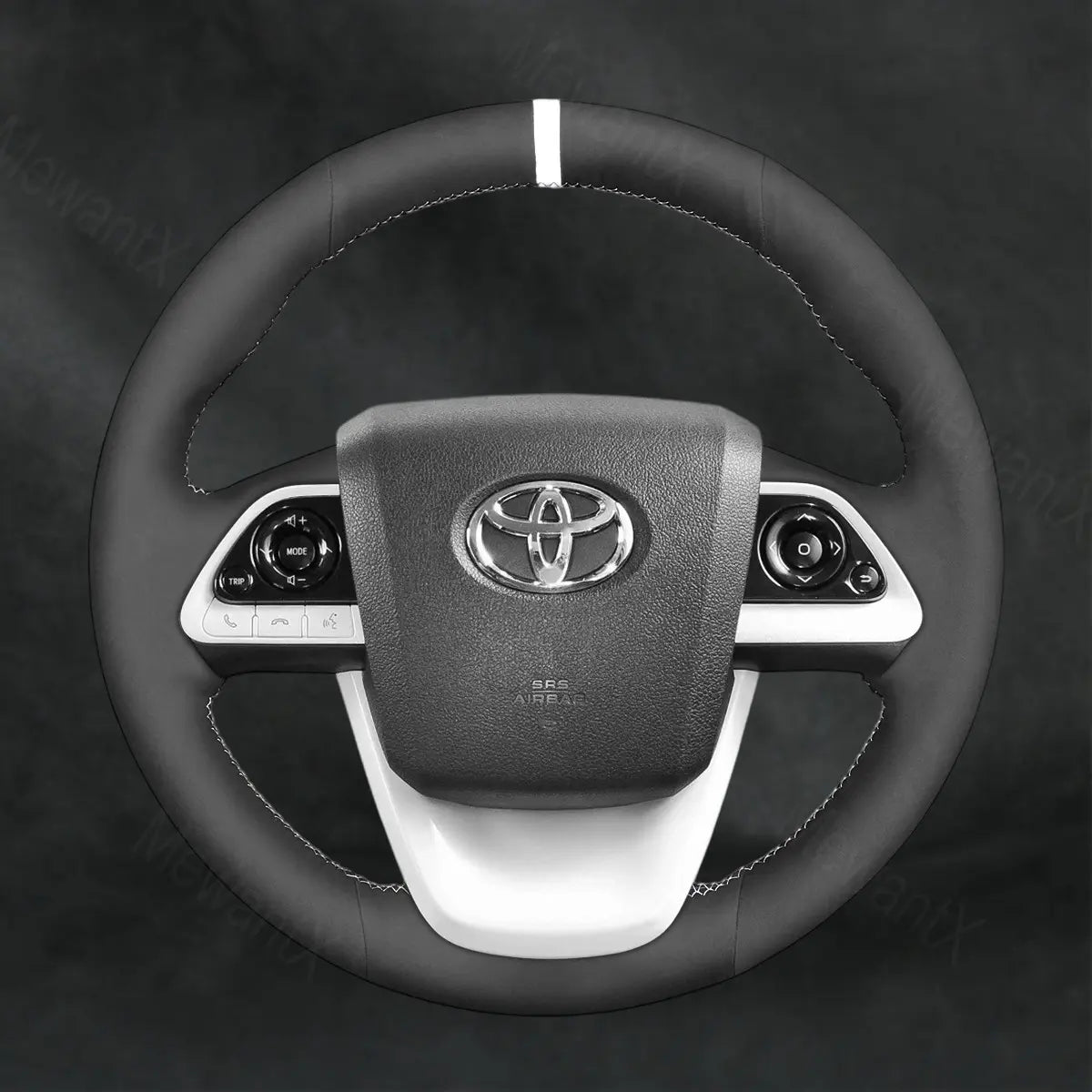 Steering Wheel Cover For Toyota Prius Prius Prime 2016 - 2022 - Mewantx