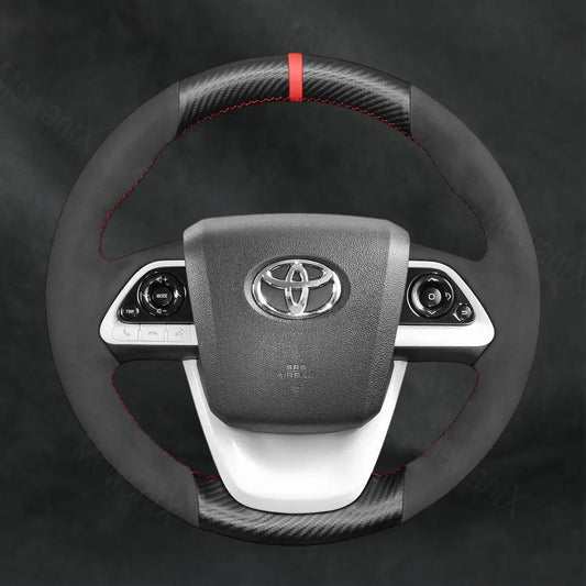 Steering Wheel Cover For Toyota Prius Prius Prime 2016 - 2022 - Mewantx