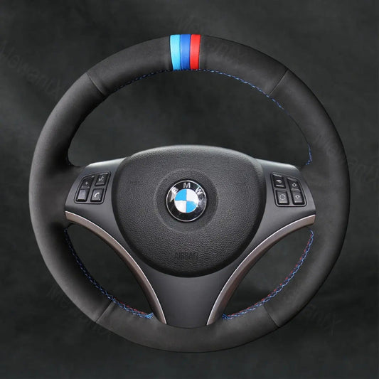 Steering Wheel Cover For BMW 1 Series E87 E81 E82 E88 2004 - 2013 - Mewantx
