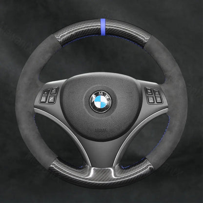 Steering Wheel Cover For BMW 1 Series E87 E81 E82 E88 2004 - 2013 - Mewantx