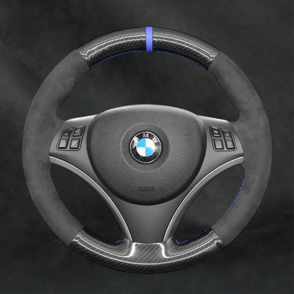 Steering Wheel Cover For BMW 1 Series E87 E81 E82 E88 2005 - 2013 - Mewantx