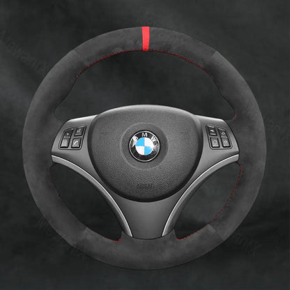Steering Wheel Cover For BMW 1 Series E87 E81 E82 E88 2005 - 2013 - Mewantx