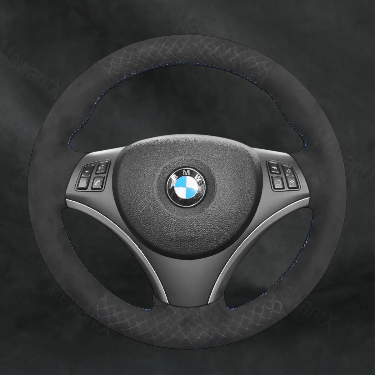 Steering Wheel Cover For BMW 1 Series E87 E81 E82 E88 2005 - 2013 - Mewantx