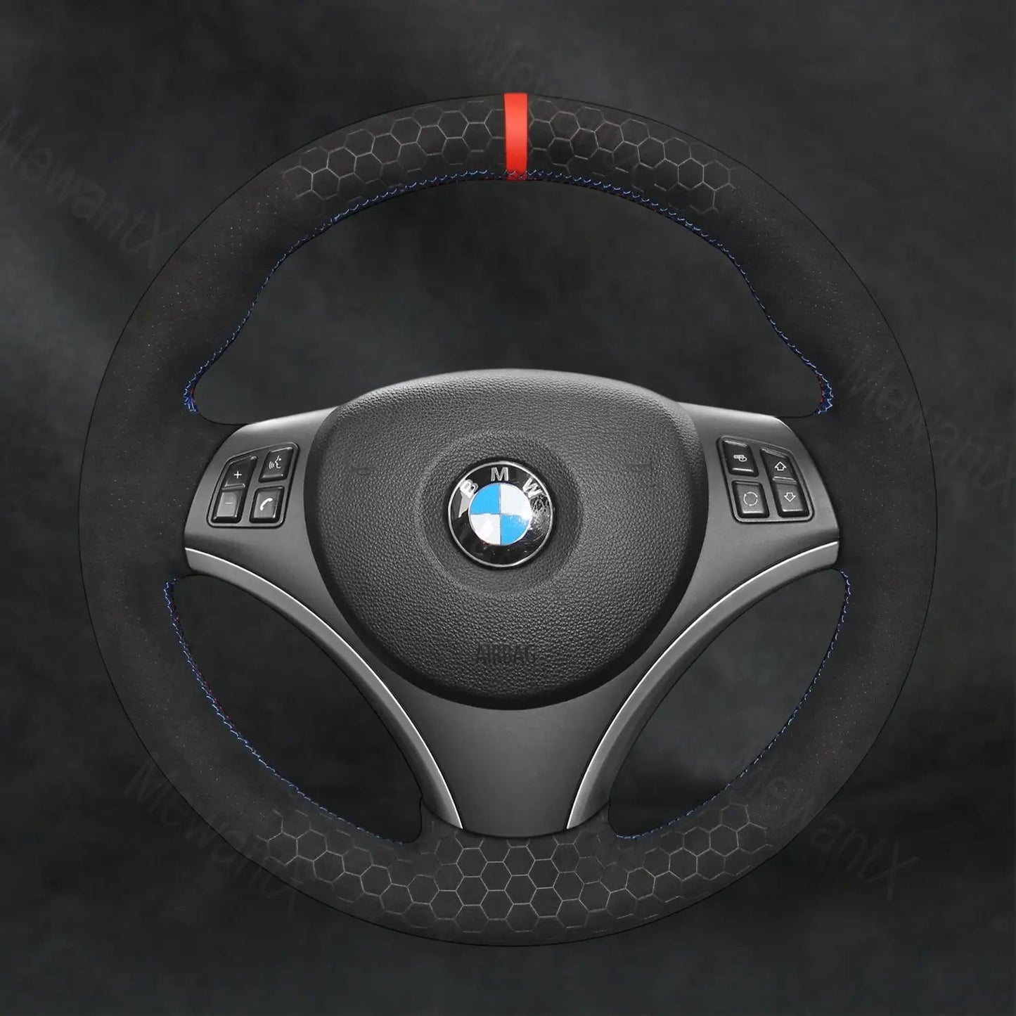 Steering Wheel Cover For BMW 1 Series E87 E81 E82 E88 2005 - 2013 - Mewantx