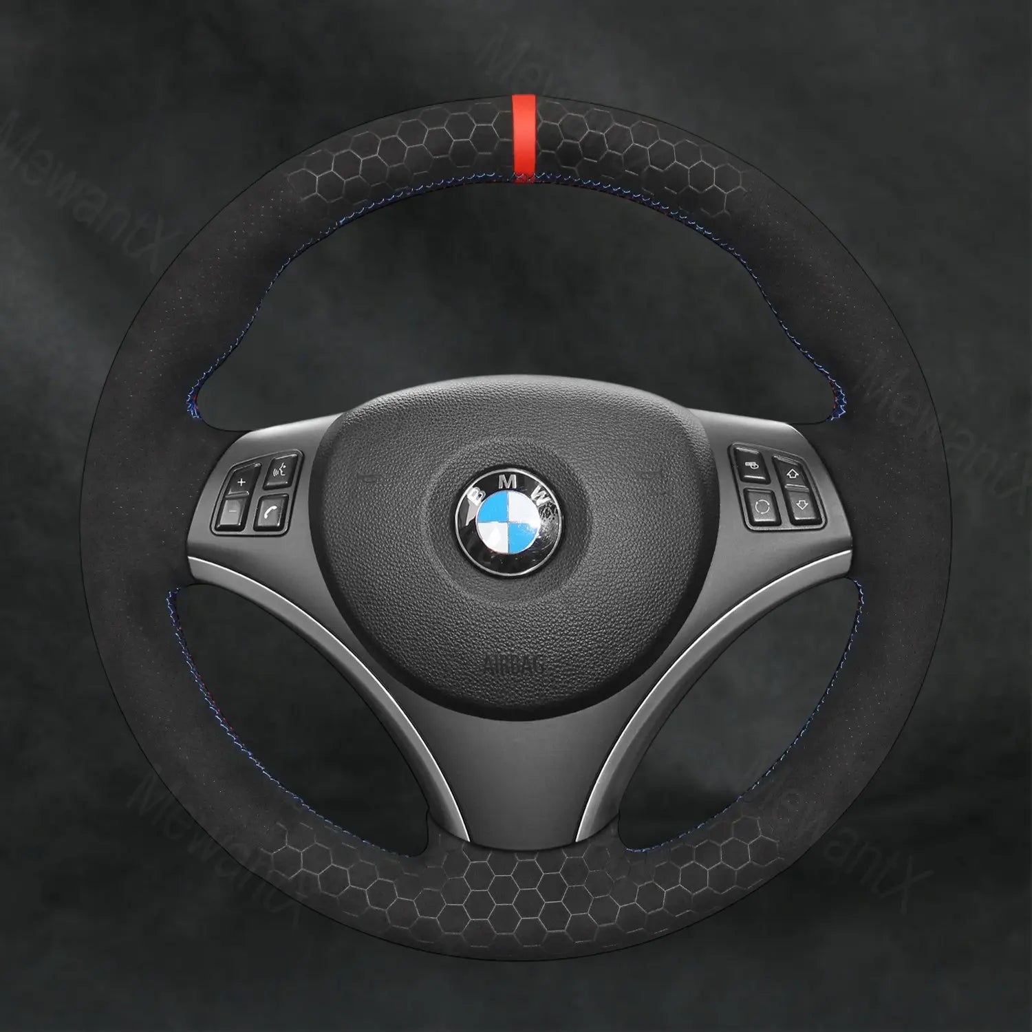 Steering Wheel Cover For BMW 1 Series E87 E81 E82 E88 2005 - 2013 - Mewantx