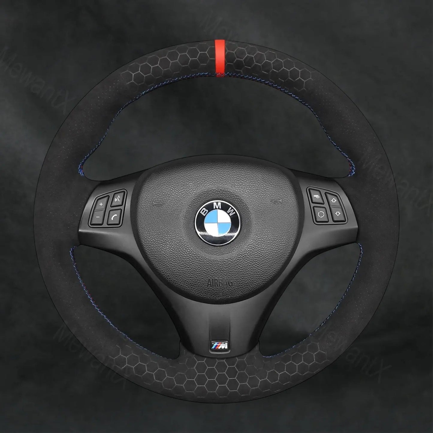 Steering Wheel Cover For BMW 1 Series E87 E81 E82 E88 M E82 2005 - 2013 - Mewantx