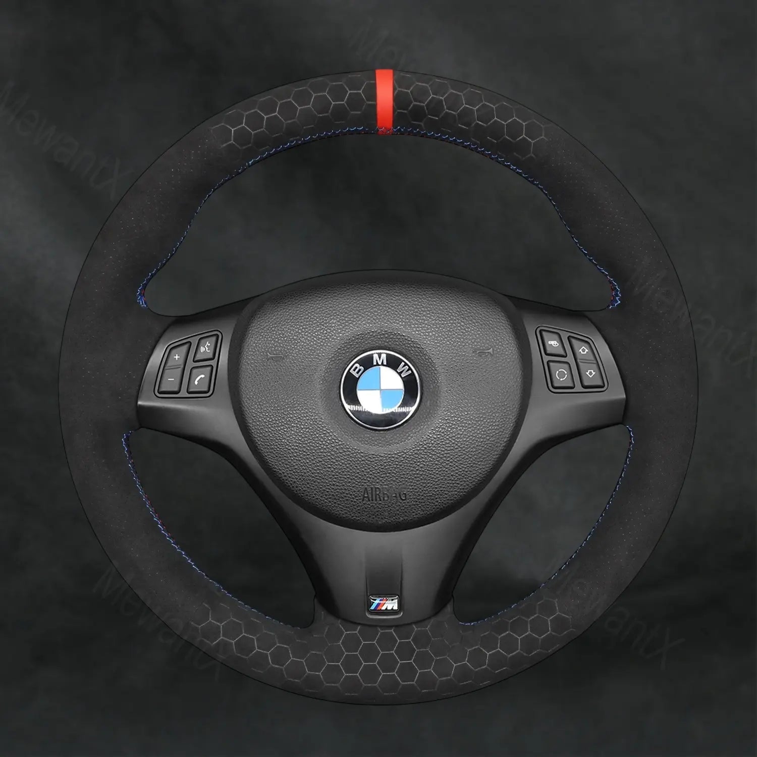 Steering Wheel Cover For BMW 3 Series E90 E91 E92 E93 2005 - 2013 - Mewantx
