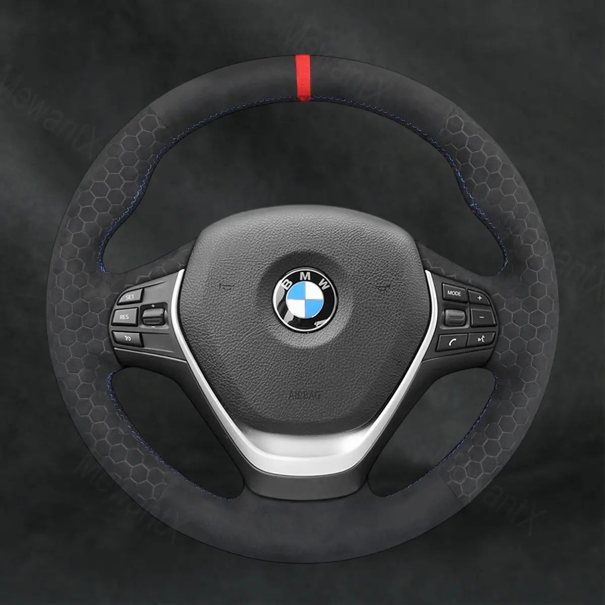 Steering Wheel Cover For BMW 3 Series F30 F31 F34 GT Gran Turismo 2012 - 2019 - Mewantx