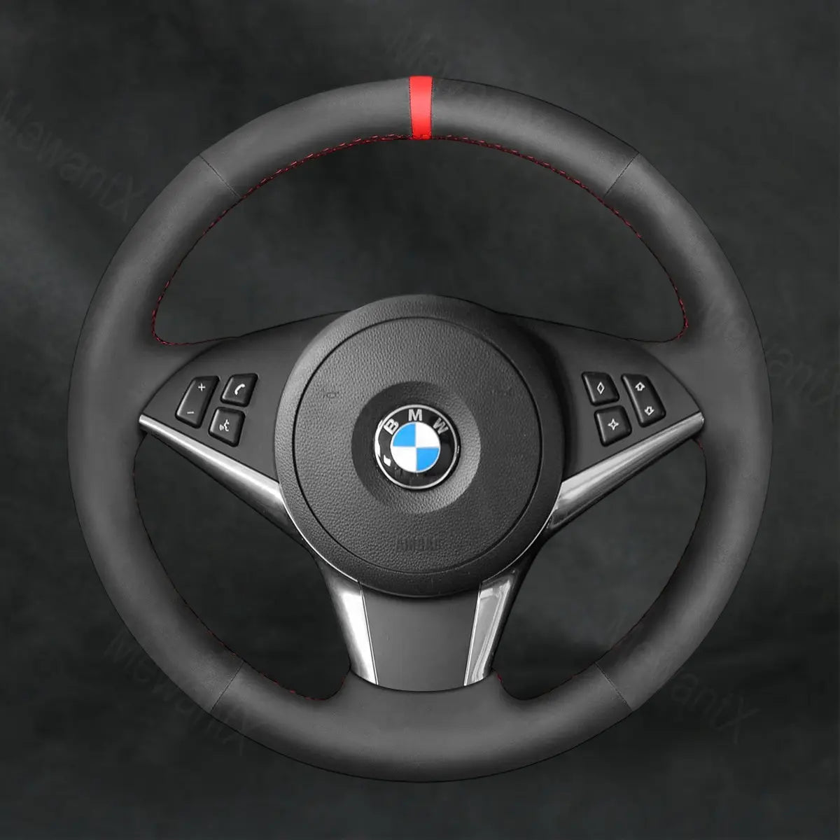 Steering Wheel Cover For BMW 5 Series E60 E61 2003 - 2009 - Mewantx