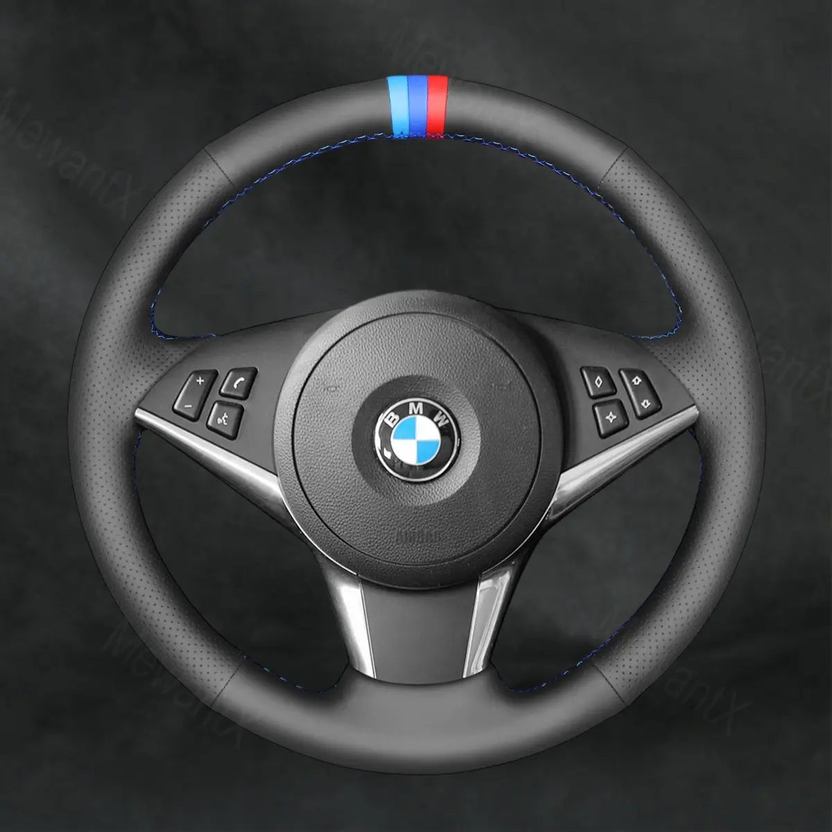 Steering Wheel Cover For BMW 5 Series E60 E61 2003 - 2009 - Mewantx