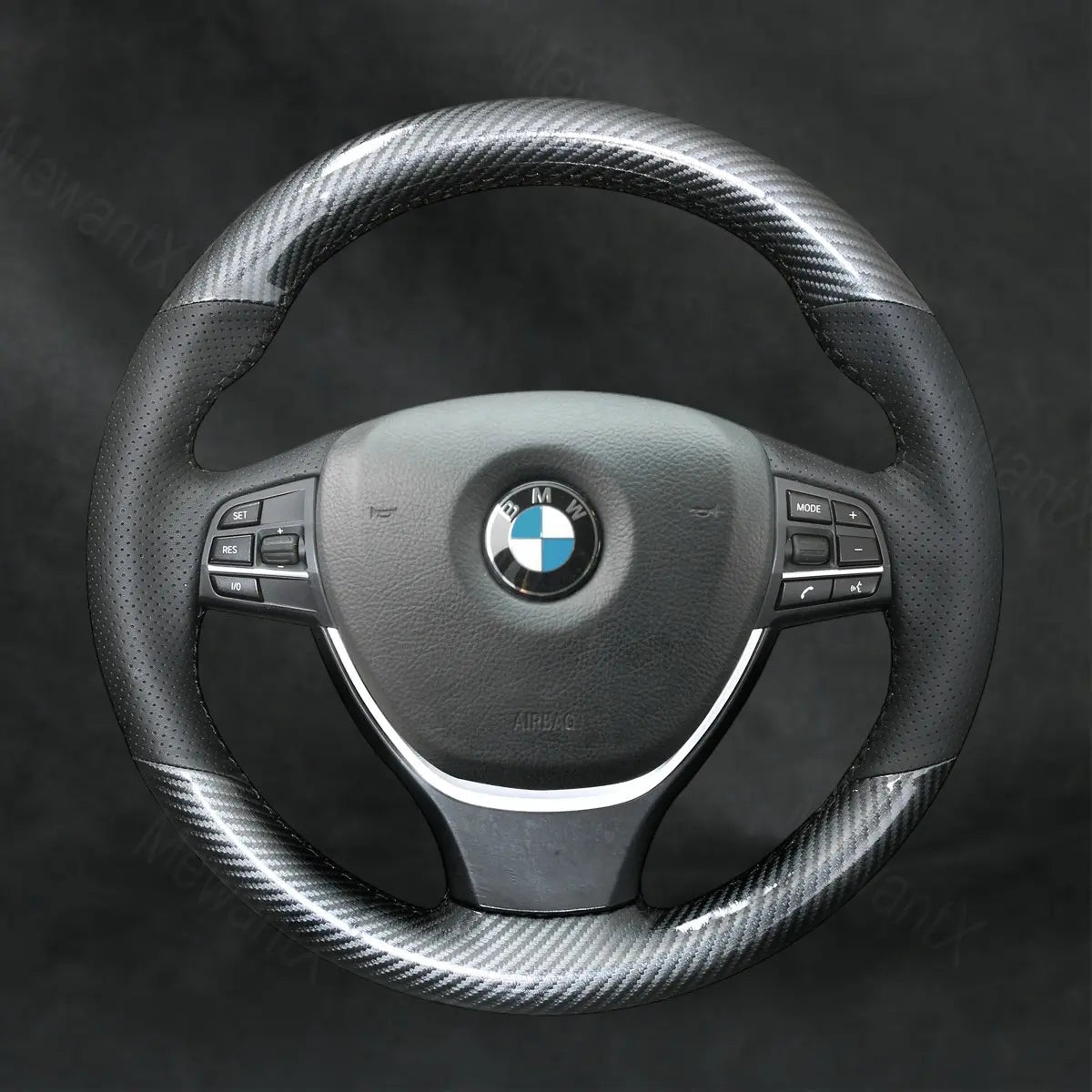 Steering Wheel Cover For BMW 7 Series F01 F02 2008 - 2015 - Mewantx