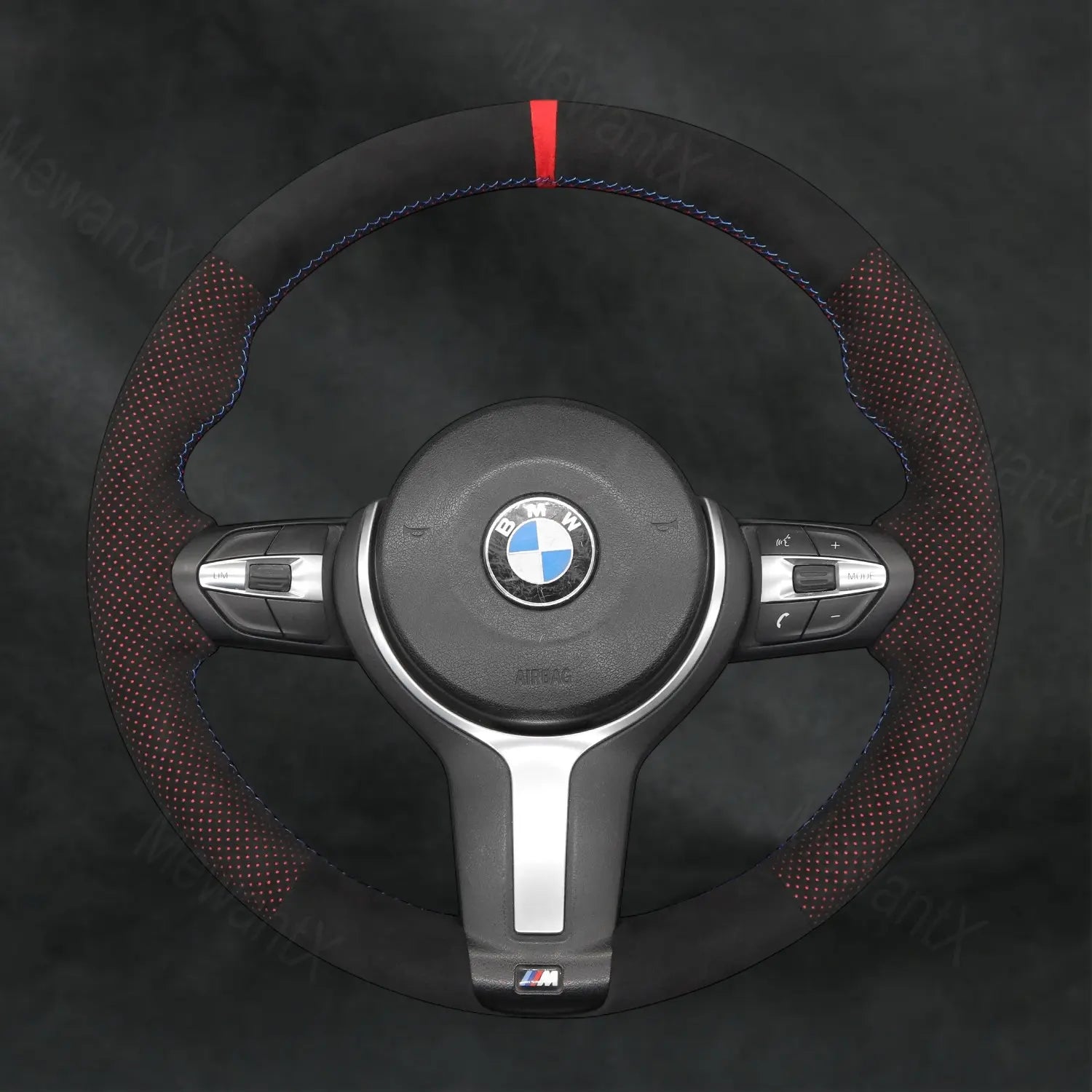 Steering Wheel Cover For BMW 5 Series F10 F11 F07 GT Gran Turismo 2013 - 2017 - Mewantx