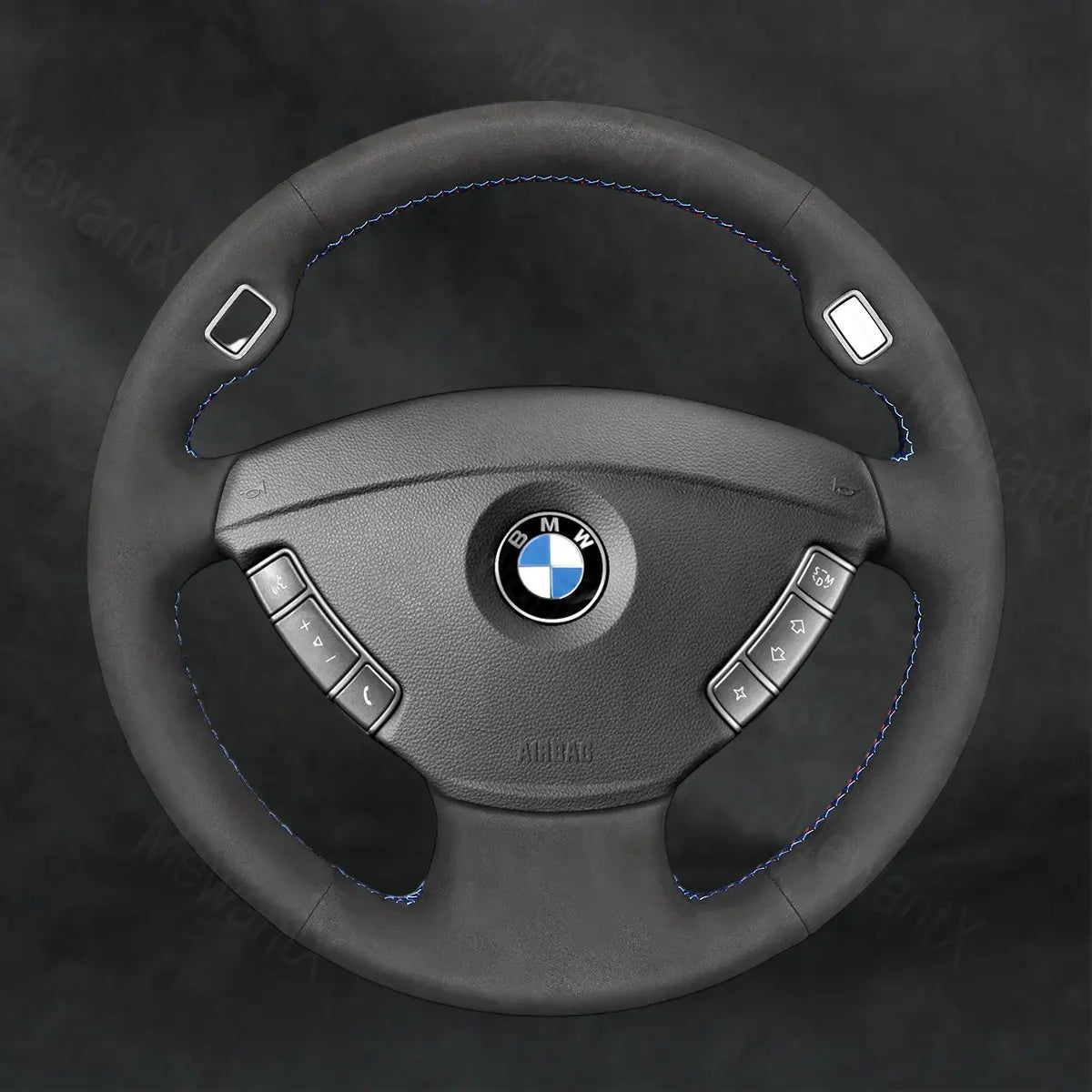 Steering Wheel Cover For BMW 7 Series E65 E66 2001 - 2008 - Mewantx