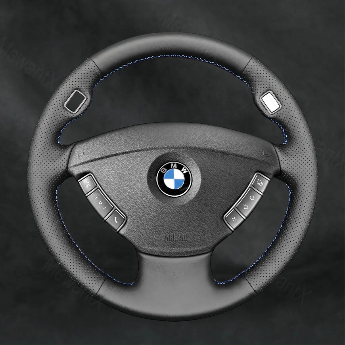 Steering Wheel Cover For BMW 7 Series E65 E66 2001 - 2008 - Mewantx