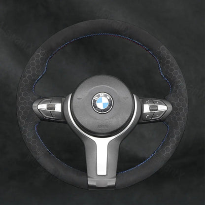Steering Wheel Cover For BMW M Sport 1 Series F20 F21 Hatchback M135i M140i 2014 - 2019 - Mewantx