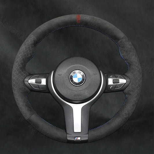 Steering Wheel Cover For BMW M Sport 1 Series F20 F21 Hatchback M135i M140i 2014 - 2019 - Mewantx