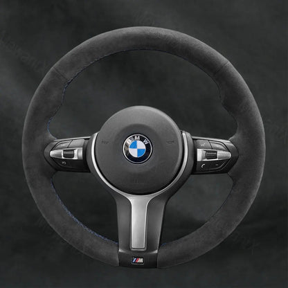 Steering Wheel Cover For BMW M Sport 1 Series F20 F21 Hatchback M135i M140i 2014 - 2019 - Mewantx