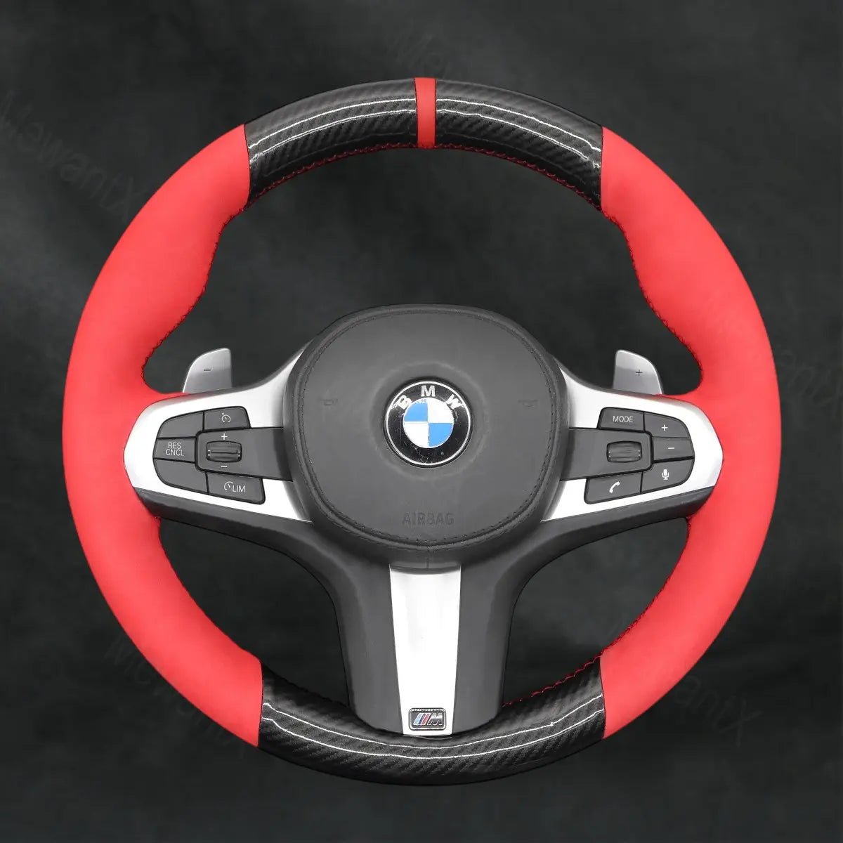 Steering Wheel Cover For BMW M Sport 3 Series G20 G21 Alpina B3 2019 - 2025 - Mewantx