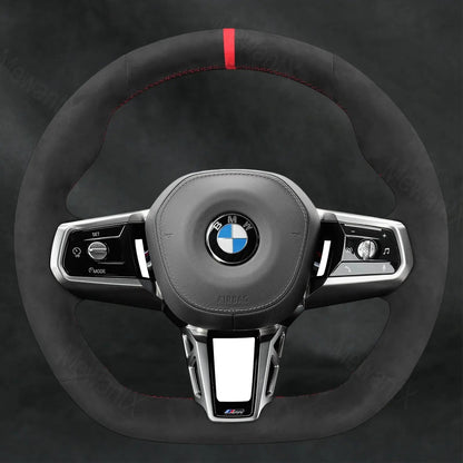 Steering Wheel Cover For BMW M Sport 7 Series G70 i7 G70 2022 - 2025 - Mewantx